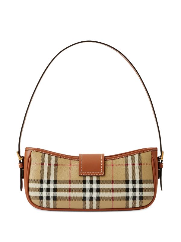 Burberry Sling Vintage Check Shoulder Bag With Dust Bag & OG Box (66921)