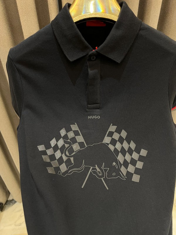 HUGO BOSS BLACK RACER FLAG POLO