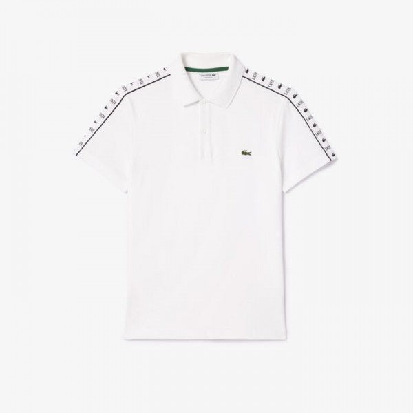 LACOSTE PREMIUM IMPORTED POLO T-SHIRT WHITE