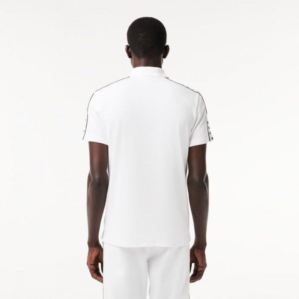 LACOSTE PREMIUM IMPORTED POLO T-SHIRT WHITE