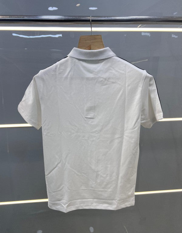 LACOSTE PREMIUM IMPORTED POLO T-SHIRT WHITE