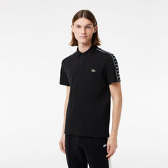 LACOSTE PREMIUM IMPORTED POLO T-SHIRT BLACK