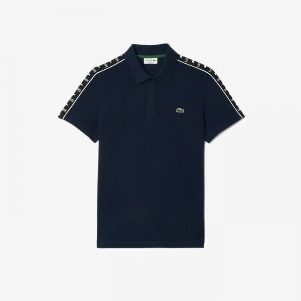 LACOSTE PREMIUM IMPORTED POLO T-SHIRT NAVY BLUE