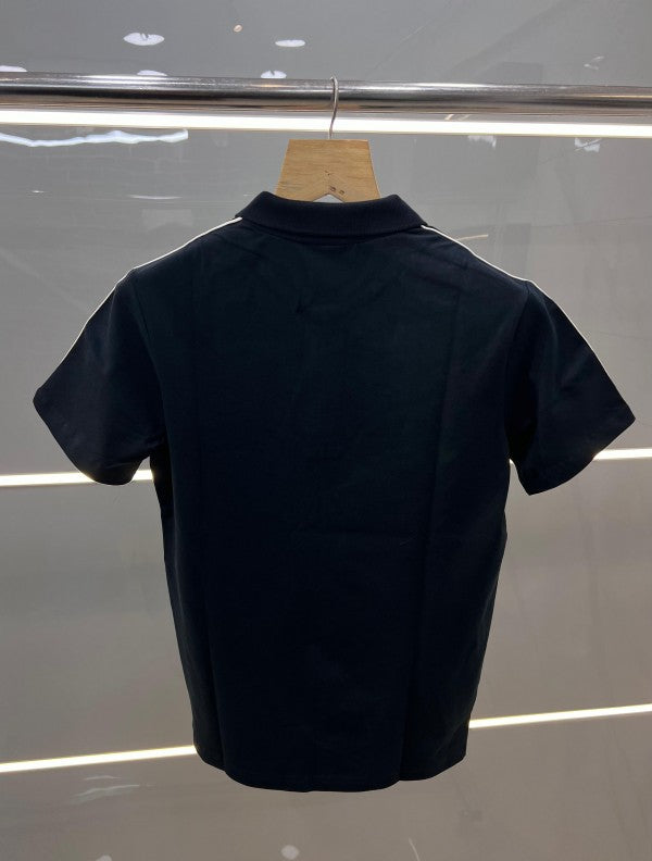 LACOSTE PREMIUM IMPORTED POLO T-SHIRT NAVY BLUE