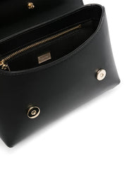 Dolce & Gabbana Logo-Embossed Leather Black With OG Box & Dust Bag (Black-8879)