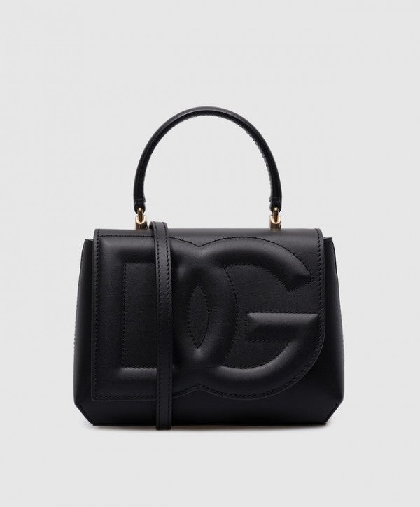 Dolce & Gabbana Logo-Embossed Leather Black With OG Box & Dust Bag (Black-8879)