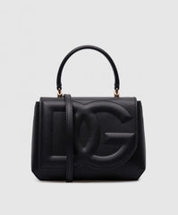 Dolce & Gabbana Logo-Embossed Leather Black With OG Box & Dust Bag (Black-8879)