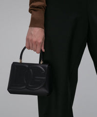 Dolce & Gabbana Logo-Embossed Leather Black With OG Box & Dust Bag (Black-8879)