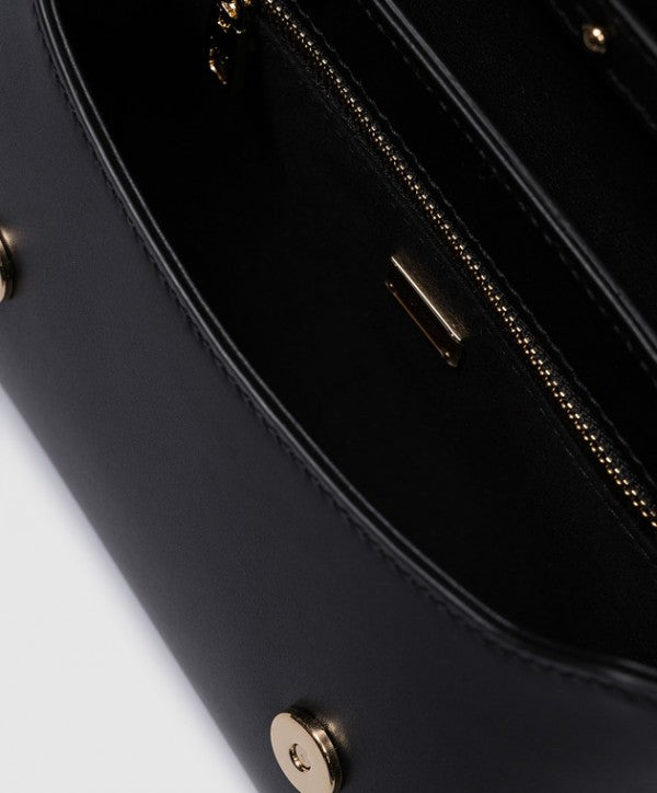 Dolce & Gabbana Logo-Embossed Leather Black With OG Box & Dust Bag (Black-8879)