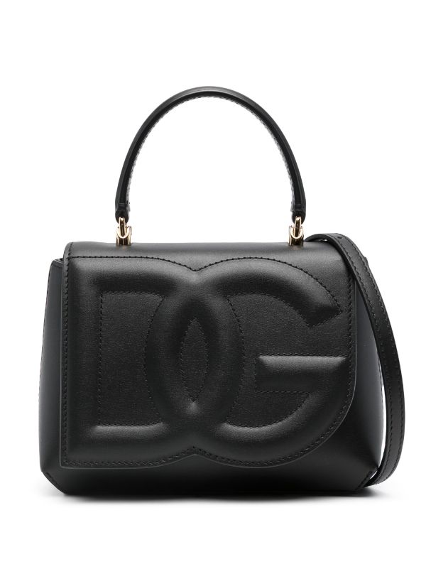 Dolce & Gabbana Logo-Embossed Leather Black With OG Box & Dust Bag (Black-8879)