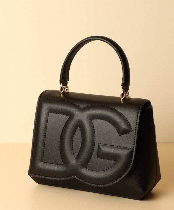 Dolce & Gabbana Logo-Embossed Leather Black With OG Box & Dust Bag (Black-8879)