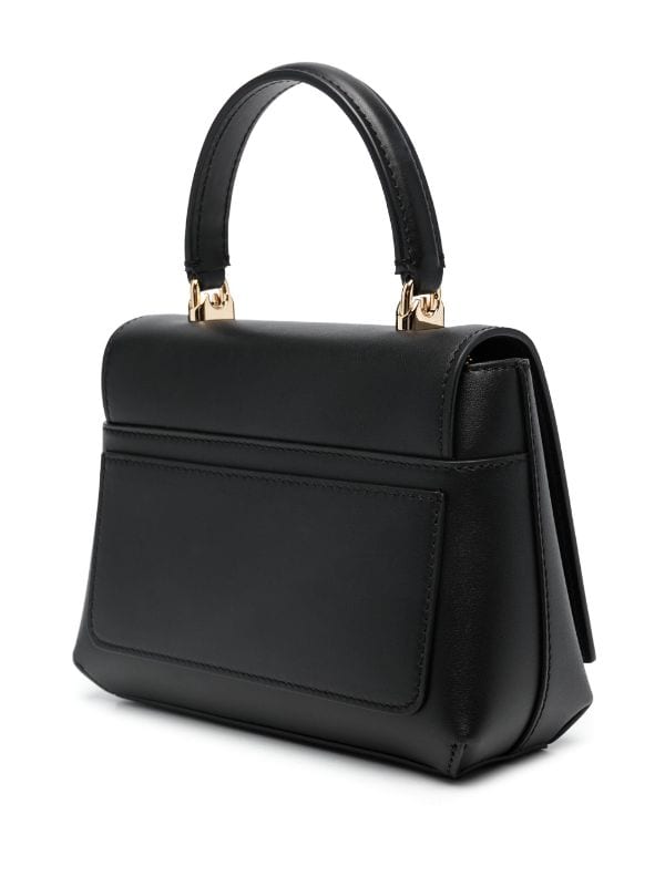 Dolce & Gabbana Logo-Embossed Leather Black With OG Box & Dust Bag (Black-8879)