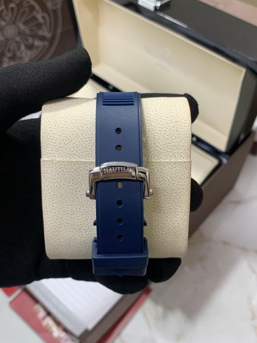 PATEK PHILIPPE NAUTILUS 5712 MOON PHASE SILICONE BLUE