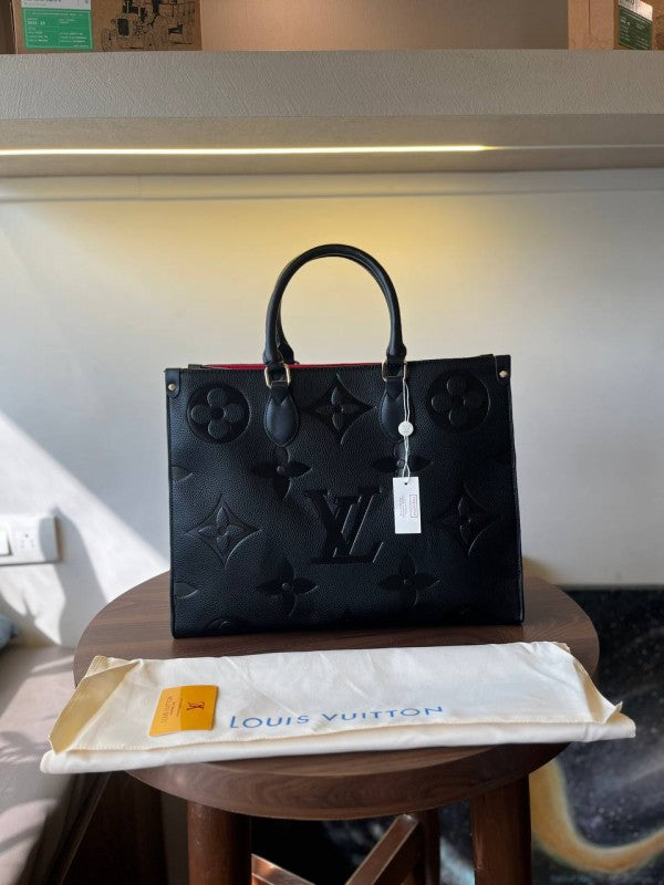 Louis Vuitton LV On the Go MM Black Premium with Dustbag