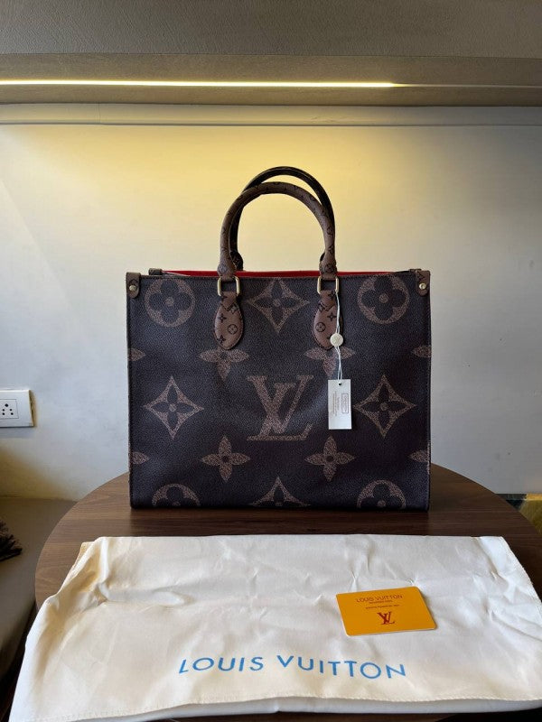 Louis Vuitton On the Go MM Brown Dual Tone Premium with Dustbag