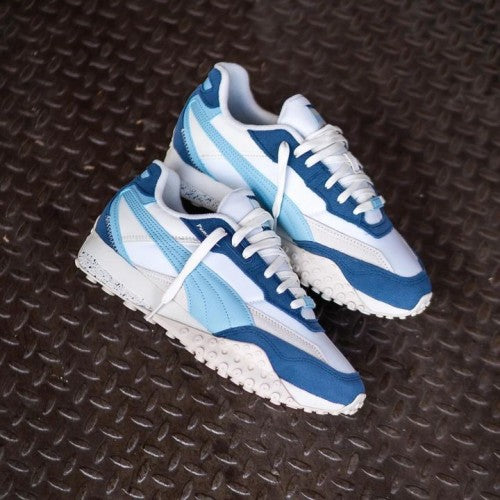 Puma Blktop Rider Washed White Blue