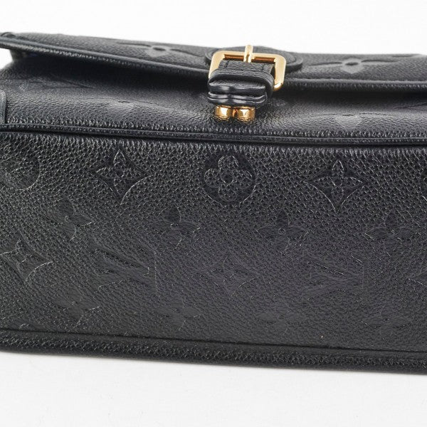 Louis Vuitto_n Nano Diane Bicolour Monogram Empreinte Leather With OG Box & Dust Bag (M45985 Black)