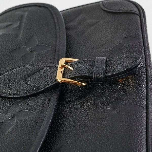 Louis Vuitto_n Nano Diane Bicolour Monogram Empreinte Leather With OG Box & Dust Bag (M45985 Black)