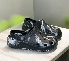 Crocs Classic Clog Marbled Black