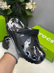 Crocs Classic Clog Marbled Black