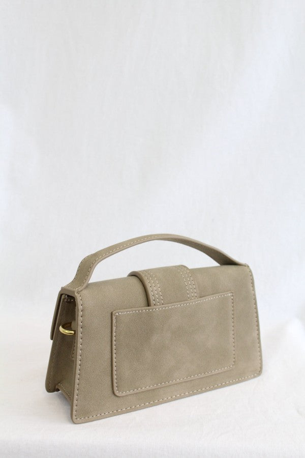 Jacquemus Suede LE Bambino With Sling Strap OG Box & Dust Bag (109-1 Apricot)