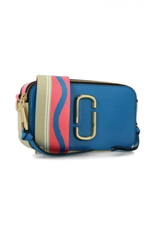 Marc Jacobs The Snap Shot Camera Sling Bag With Dust Bag & OG Box (996 Pearl Blue)