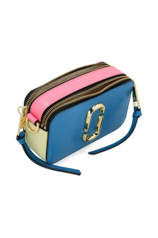 Marc Jacobs The Snap Shot Camera Sling Bag With Dust Bag & OG Box (996 Pearl Blue)