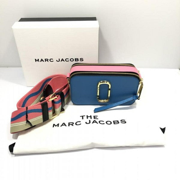 Marc Jacobs The Snap Shot Camera Sling Bag With Dust Bag & OG Box (996 Pearl Blue)