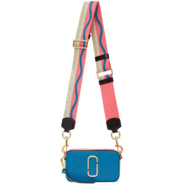 Marc Jacobs The Snap Shot Camera Sling Bag With Dust Bag & OG Box (996 Pearl Blue)