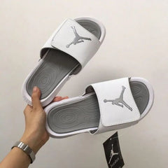 Jordan Hydro 6 Slides White Grey Fixed