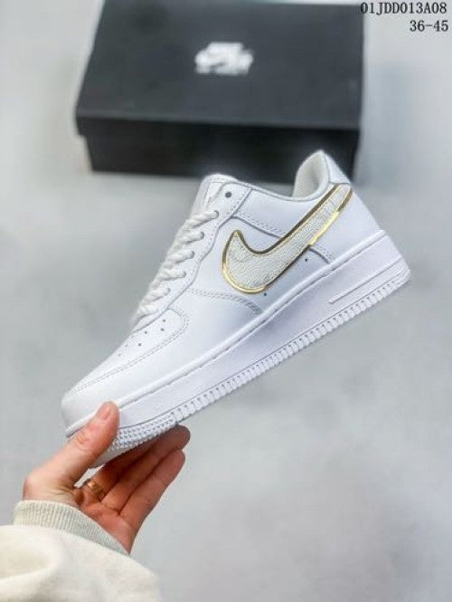 Louis Vuitton X Airforce 1 Gold