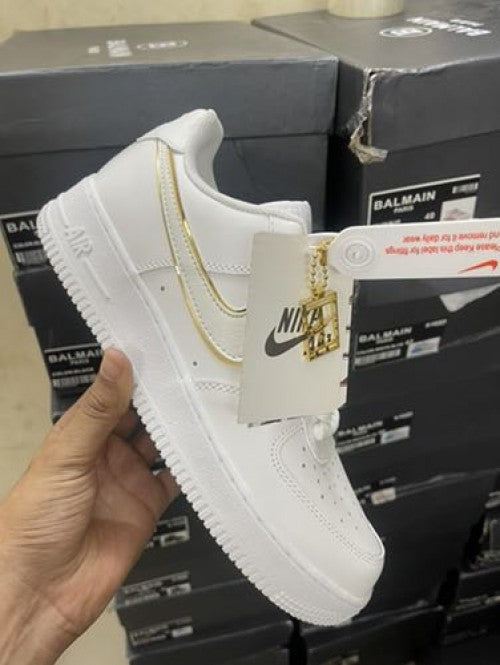 Louis Vuitton X Airforce 1 Gold