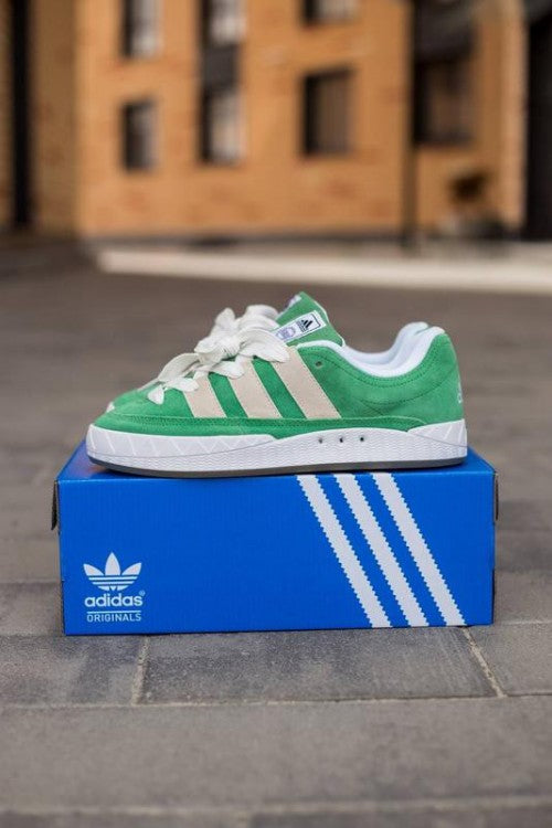 Adidass adimatic green crystal white