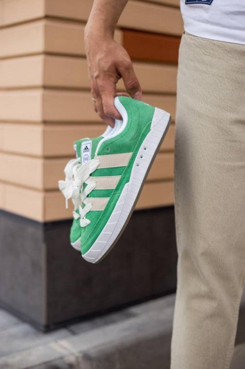 Adidass adimatic green crystal white