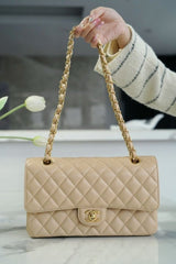 Chanel Classic Jumbo Flap Shoulder Bag With OG Box & Dust Bag