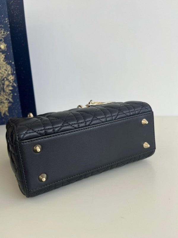 Dior Lad My ABC Gold With OG Box & Dust Bag  (Black-733)