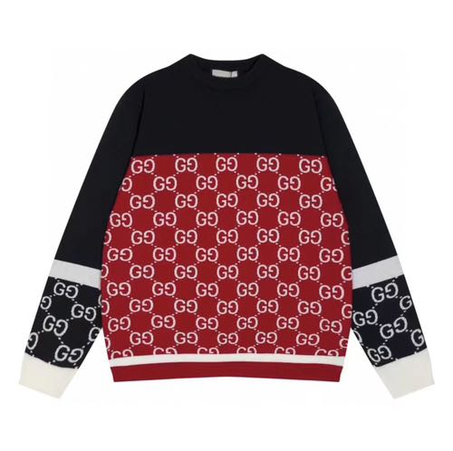 GC HALF MONOGRAM PRINT PREMIUM FULL SLEEVES SWEATER