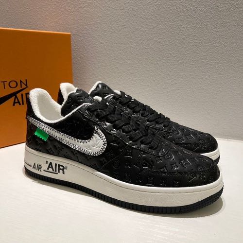 NIKEE AIRFORCE 1 OFF WHITE X LOUIS VUITTON