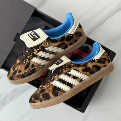 Adidas X Wales Bonner Samba Leopard Pony