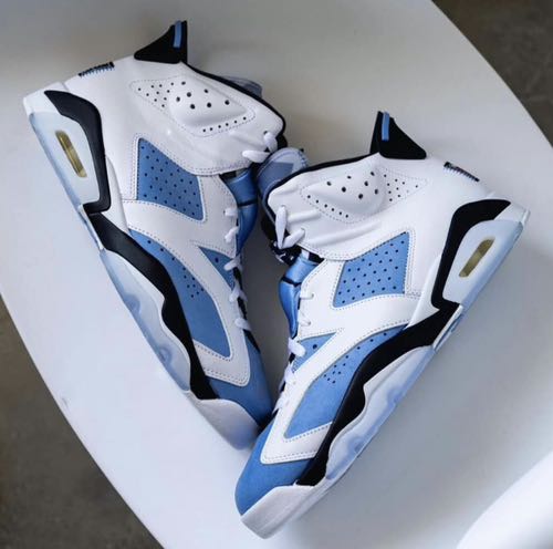 NIKE AIR JORDAN 6 UNC BLUE