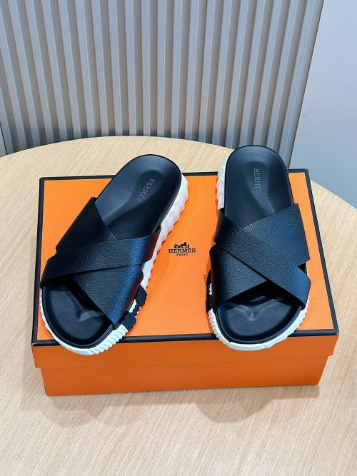 Hermes Infra Sandal In black