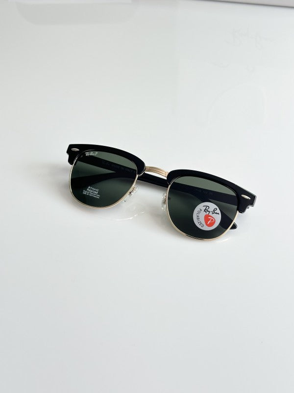 Rayban Clubmaster 3016 Gold Green