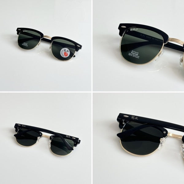 Rayban Clubmaster 3016 Gold Green