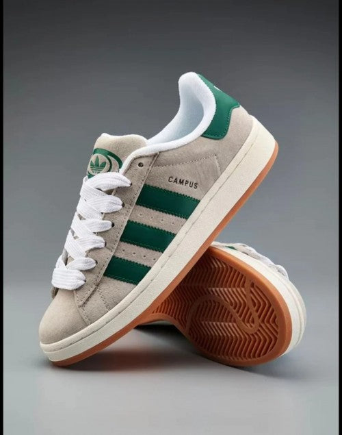 Adidaas campus 00 s Crystal White Dark Green