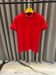 Diesel Chest Logo Polo T-shirt Red