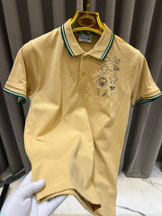 Lacoste Chest Logo Polo T-shirt Yellow