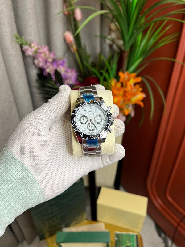 Rolex Oyster Perpetual Cosmograph Daytona White Dial Swiss Automatic Watch