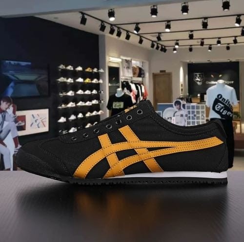 Onitsuka Tiger Mexico 66 Slipon Black Orange Lebrougesind