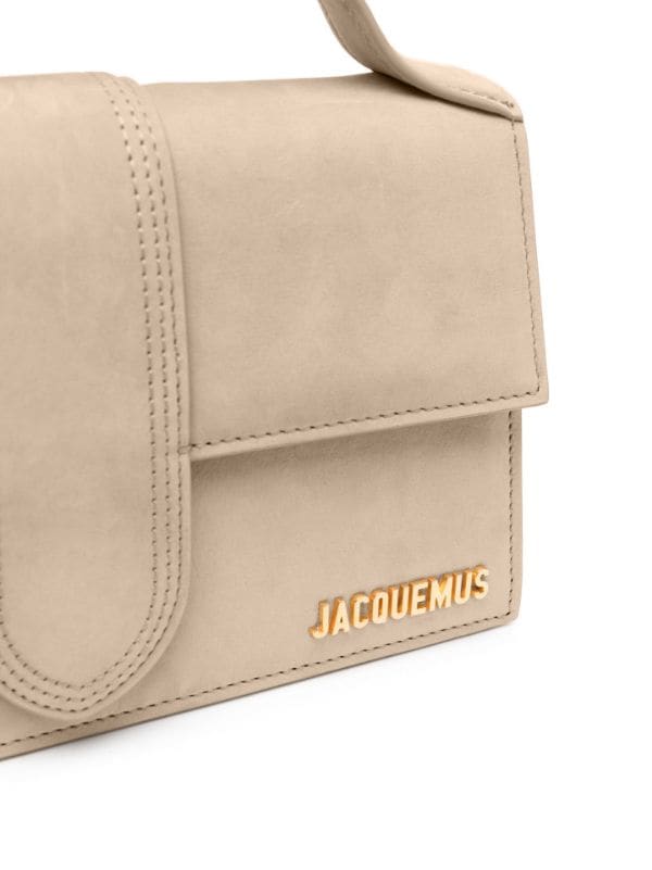 Jacquemus Suede LE Bambino Long LApricot With Sling Strap OG Box & Dust Bag (6828-LApricot)