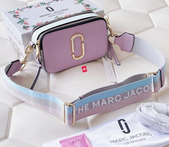 Marc Jacobs The Snap Shot Camera Sling Bag With Dust Bag & OG Box (996 Purple)